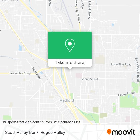 Scott Valley Bank map
