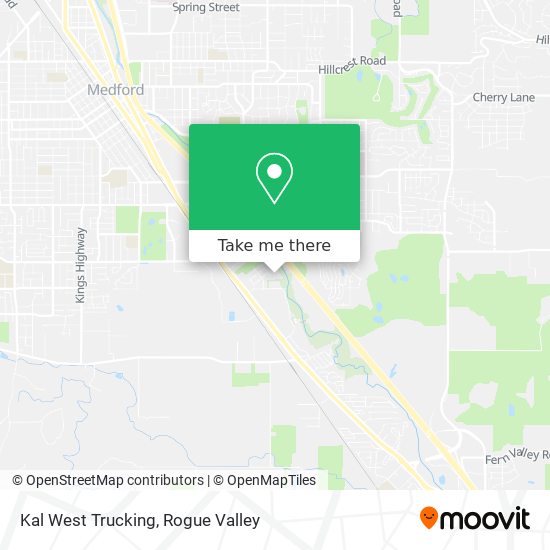 Mapa de Kal West Trucking