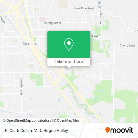 E. Clark Cullen, M.D. map