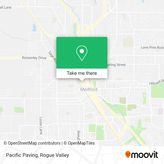 Mapa de Pacific Paving