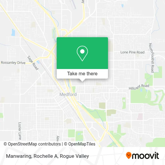 Manwaring, Rochelle A map