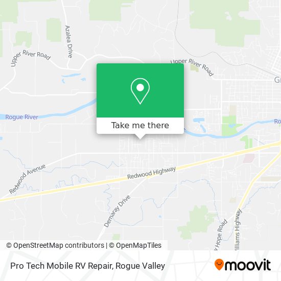 Mapa de Pro Tech Mobile RV Repair