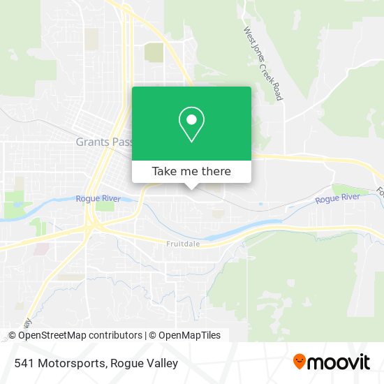 541 Motorsports map