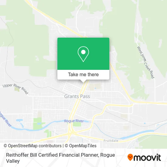Reithoffer Bill Certified Financial Planner map
