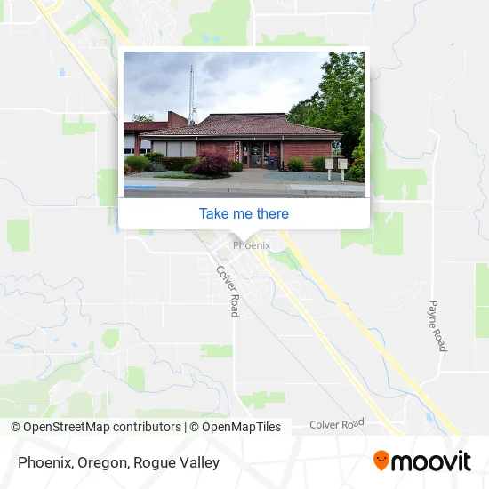 Phoenix, Oregon map