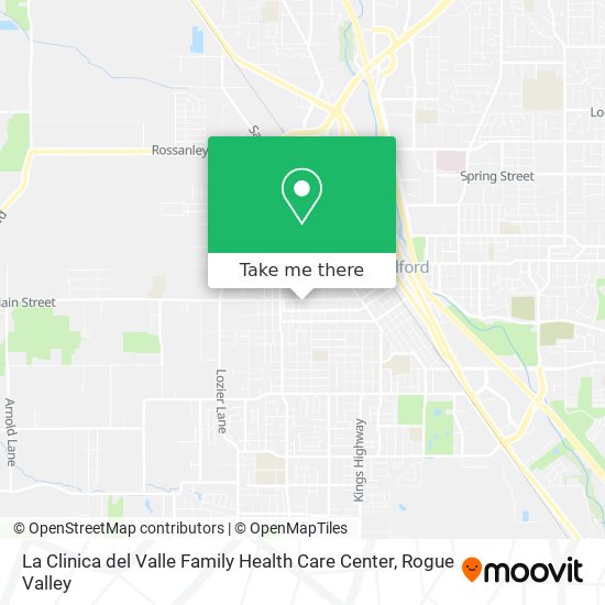La Clinica del Valle Family Health Care Center map