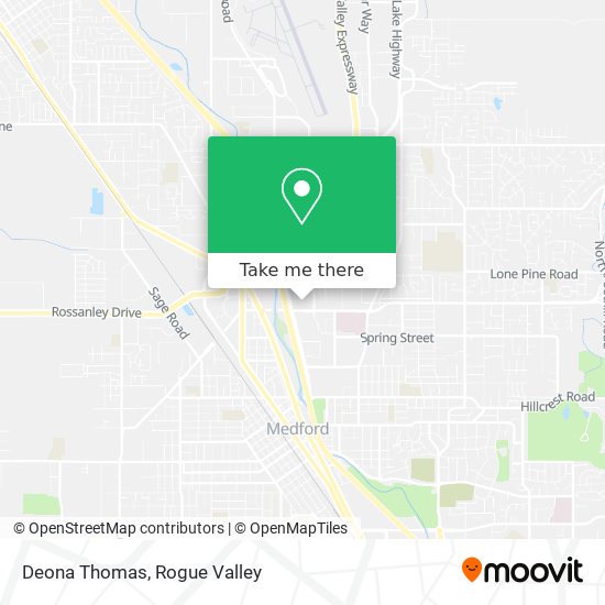 Mapa de Deona Thomas