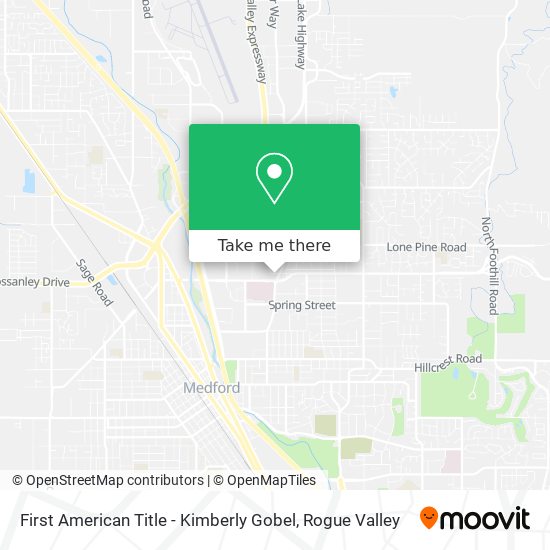 First American Title - Kimberly Gobel map