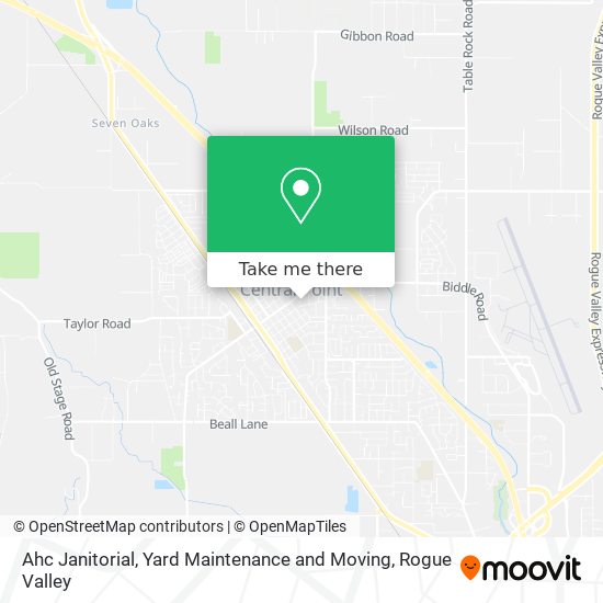 Ahc Janitorial, Yard Maintenance and Moving map