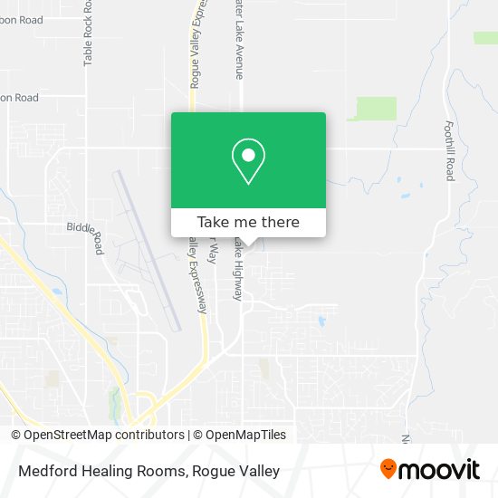 Medford Healing Rooms map