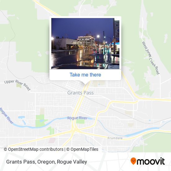 Mapa de Grants Pass, Oregon