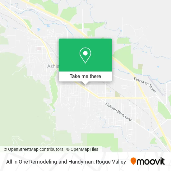 All in One Remodeling and Handyman map