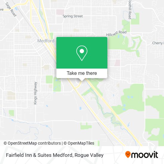 Fairfield Inn & Suites Medford map