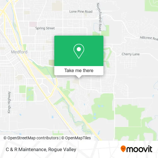 C & R Maintenance map