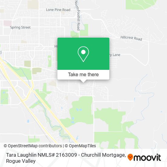 Tara Laughlin NMLS# 2163009 - Churchill Mortgage map