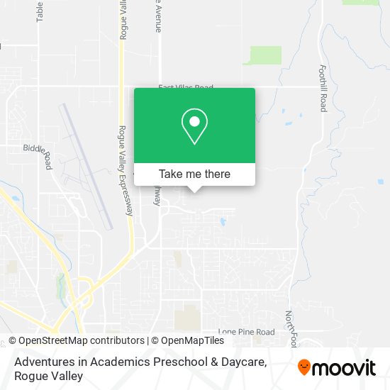 Mapa de Adventures in Academics Preschool & Daycare