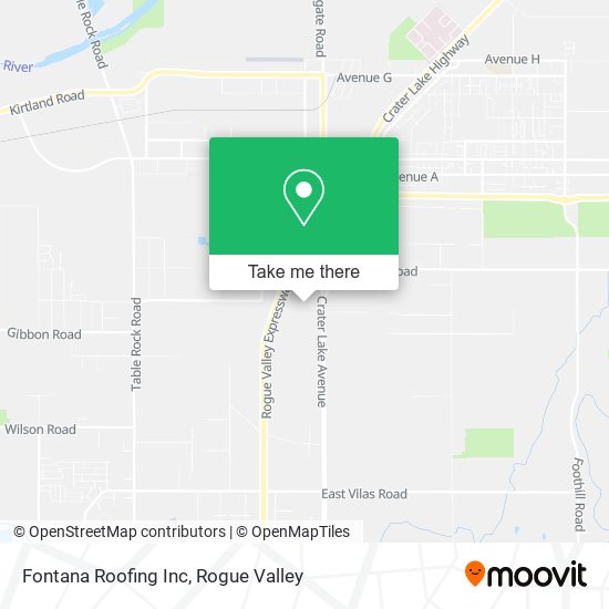 Fontana Roofing Inc map