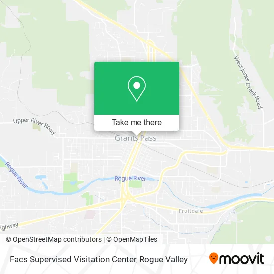 Facs Supervised Visitation Center map