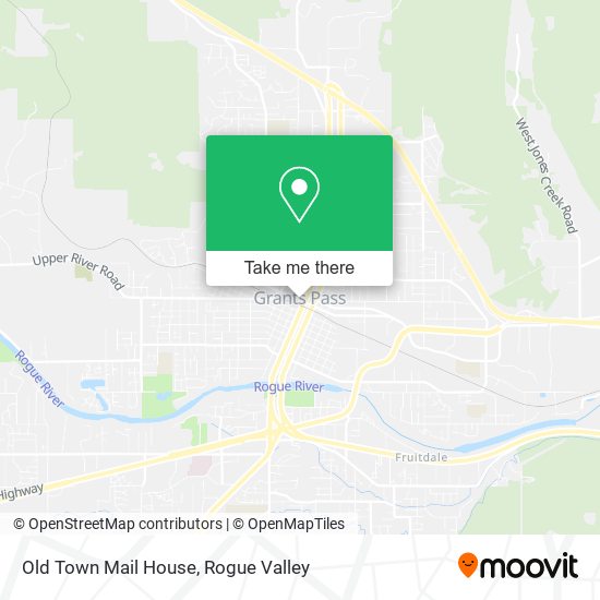 Old Town Mail House map