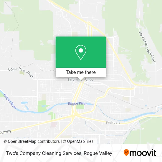 Two's Company Cleaning Services map