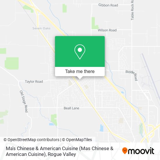 Ma's Chinese & American Cuisine (Mas Chinese & American Cuisine) map