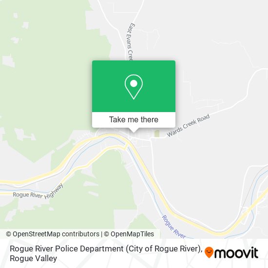 Rogue River Police Department (City of Rogue River) map