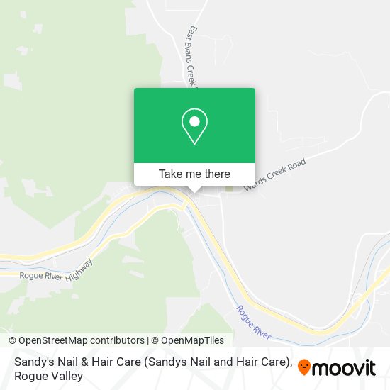 Sandy's Nail & Hair Care (Sandys Nail and Hair Care) map