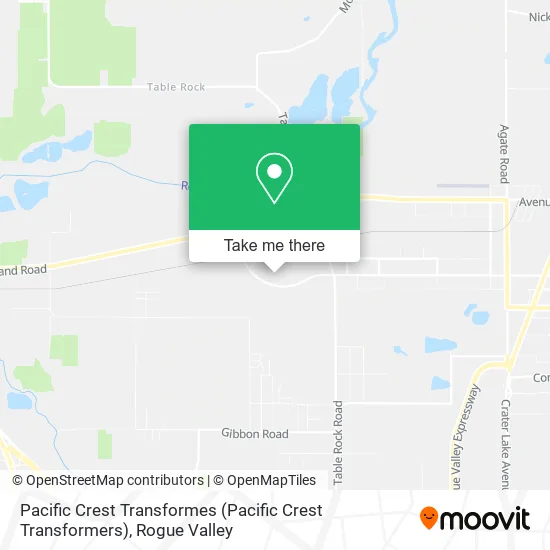 Pacific Crest Transformes (Pacific Crest Transformers) map