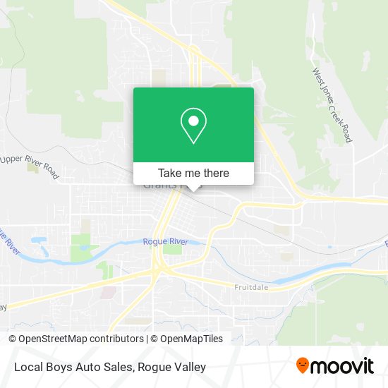 Local Boys Auto Sales map