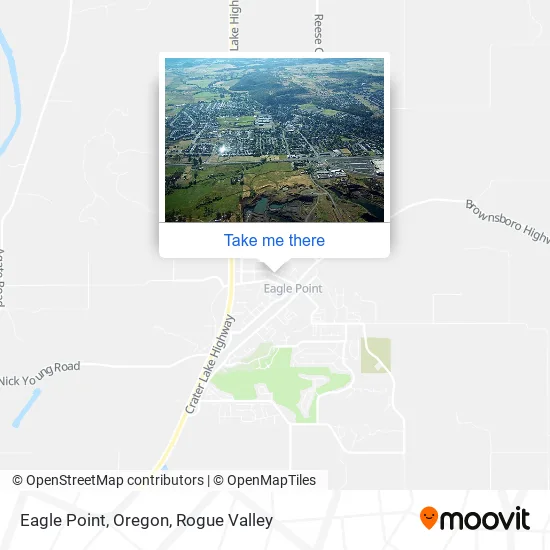 Eagle Point, Oregon map