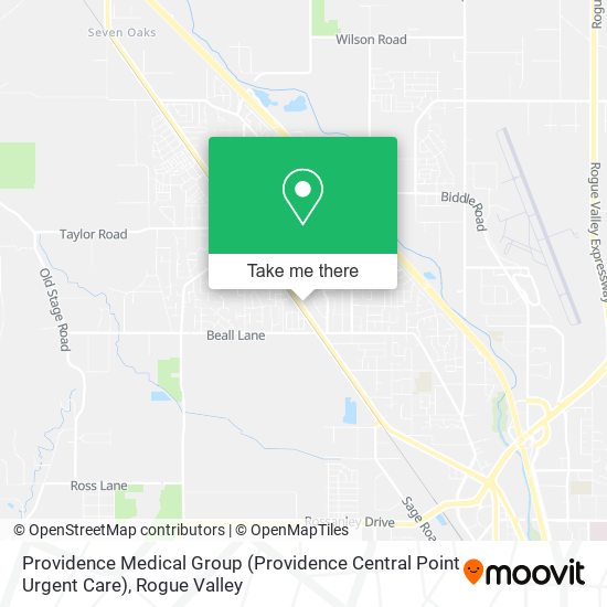 Providence Medical Group (Providence Central Point Urgent Care) map