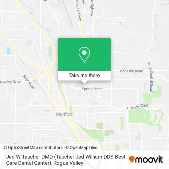 Jed W Taucher DMD (Taucher Jed William DDS-Best Care Dental Center) map