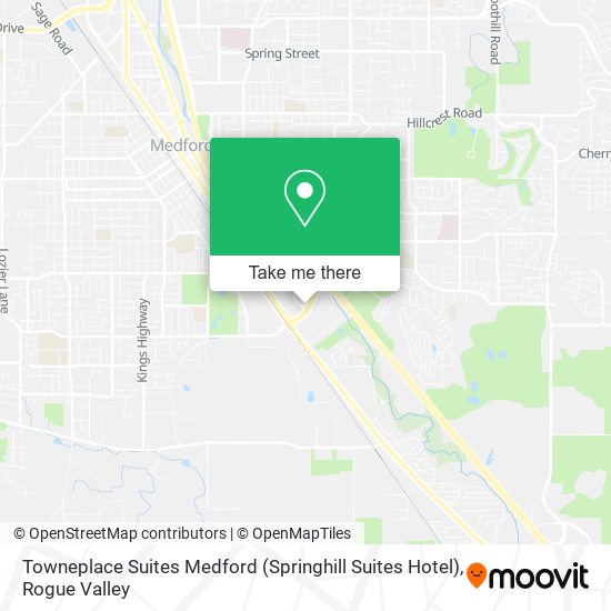 Towneplace Suites Medford (Springhill Suites Hotel) map