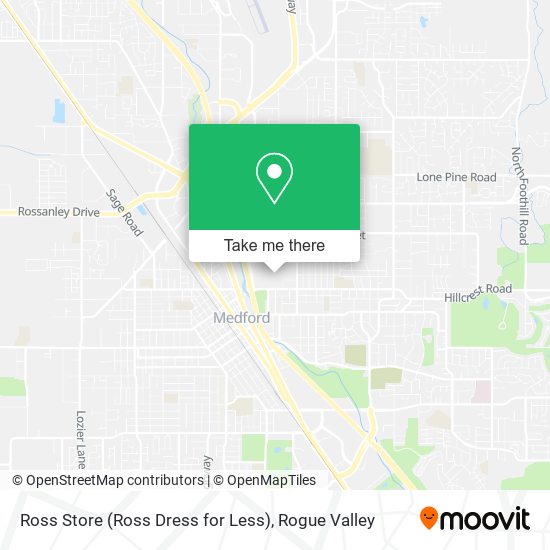 Ross Store (Ross Dress for Less) map