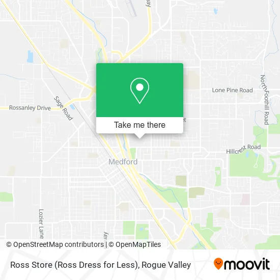 Ross Store (Ross Dress for Less) map