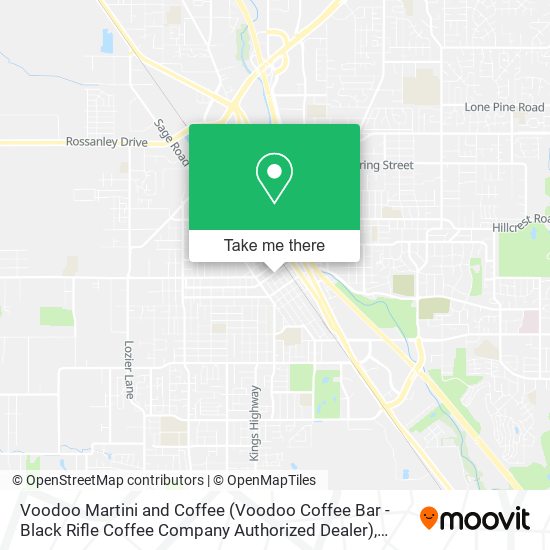 Voodoo Martini and Coffee (Voodoo Coffee Bar - Black Rifle Coffee Company Authorized Dealer) map