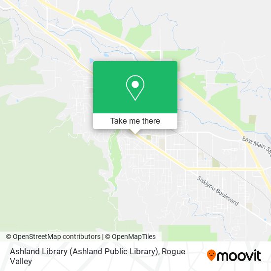 Mapa de Ashland Library (Ashland Public Library)