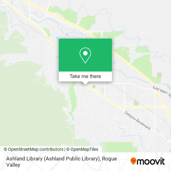Mapa de Ashland Library (Ashland Public Library)