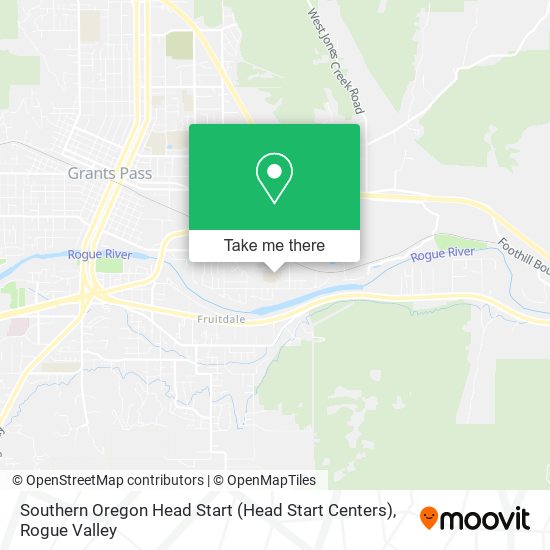 Southern Oregon Head Start (Head Start Centers) map