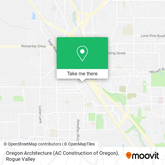 Mapa de Oregon Architecture (AC Construction of Oregon)