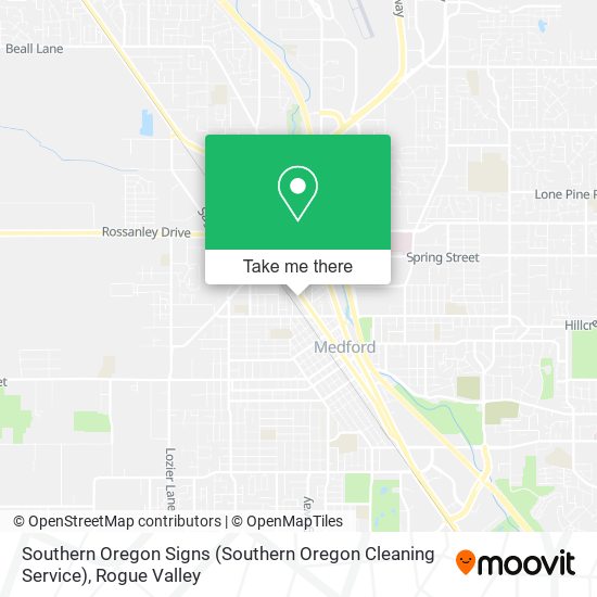 Southern Oregon Signs (Southern Oregon Cleaning Service) map