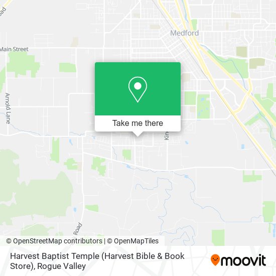 Harvest Baptist Temple (Harvest Bible & Book Store) map