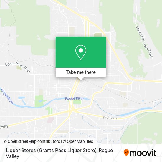 Liquor Stores (Grants Pass Liquor Store) map