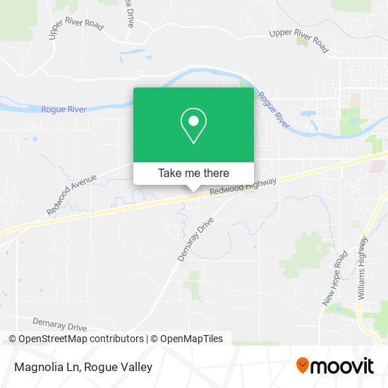 Magnolia Ln map