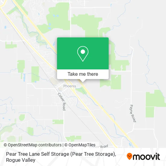 Pear Tree Lane Self Storage (Pear Tree Storage) map