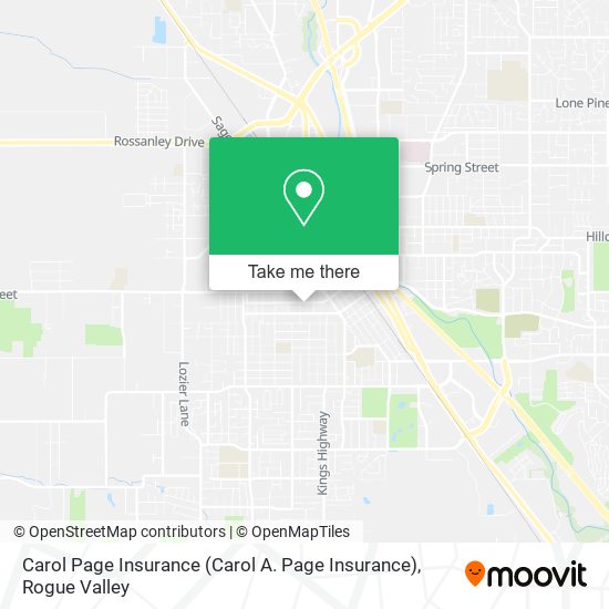 Mapa de Carol Page Insurance