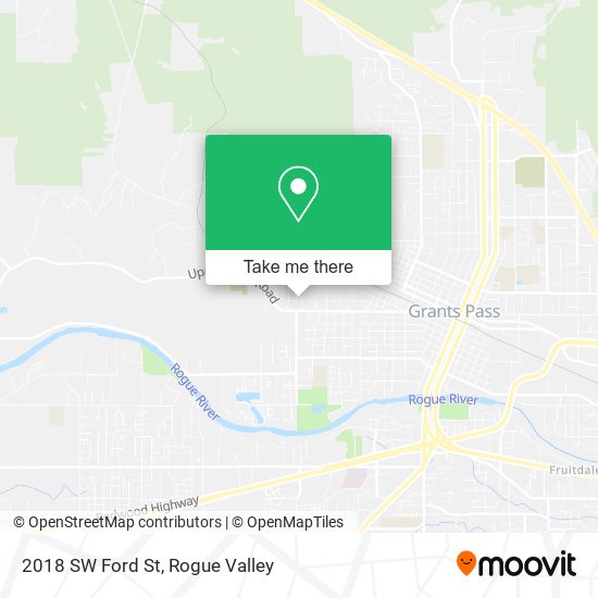 2018 SW Ford St map