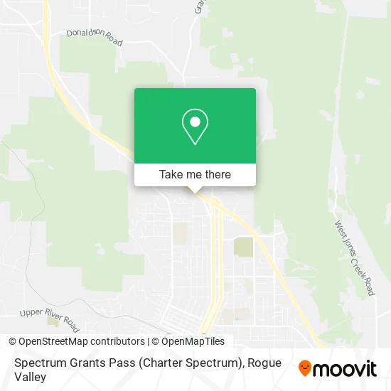 Spectrum Grants Pass (Charter Spectrum) map