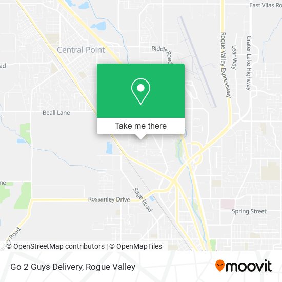 Go 2 Guys Delivery map
