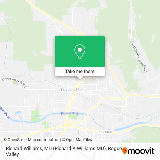 Richard Williams, MD (Richard A Williams MD) map